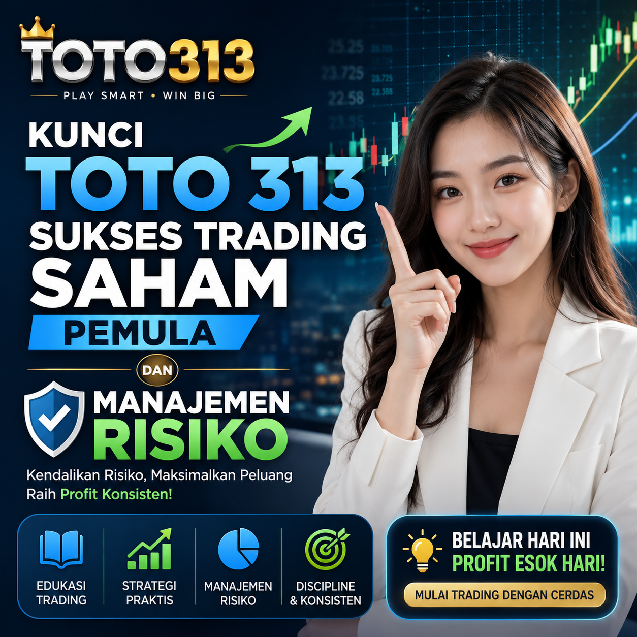 TOTO313: Kunci TOTO 313 Sukses Trading Saham Pemula dan Manajemen Risiko
